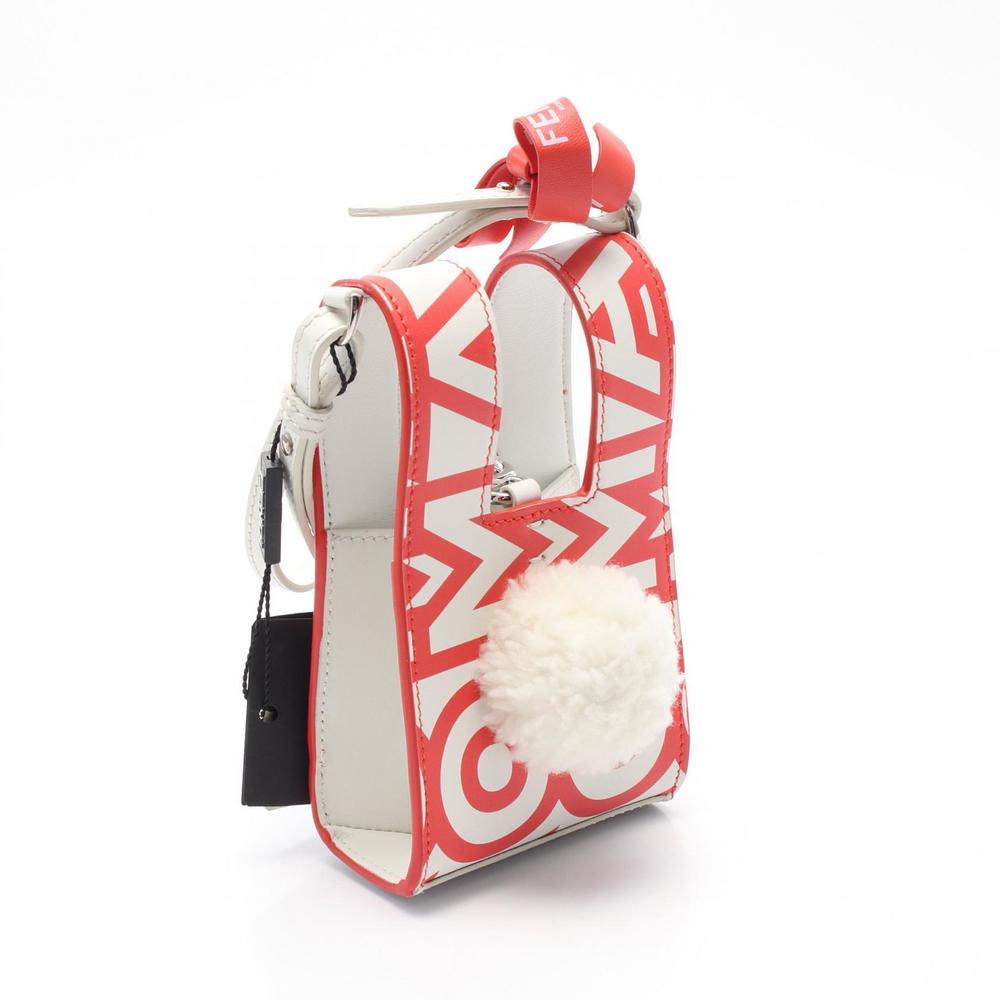 Fendi MARC BUSTINA red bag MINI leather BUNNY handbag JACOBS white